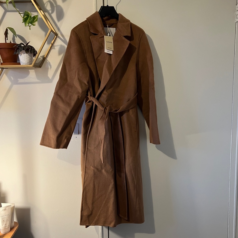 Mango Classic Tan Handmade Coat